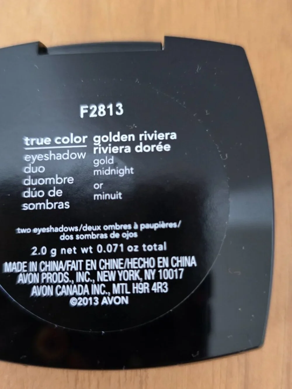 Avon‎ True Color Eyeshadow Duo Golden Riviera New